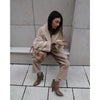 Autumn Winter Women’s Faux Mink Fur Coat Striped Thickened Plush Jacket Loose Fit Outerwear Seller Coat