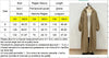 Women Chic Long Trench Coat Loose Lantern Sleeve Stand Collar Side Slit Single Breasted Windproof Outerwear Casual Ladies Jacket
