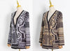 Beaded V-neck Blazers for Women Streetwear Suit Jacket Coat Outerwear Female Clothing