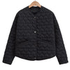 Women's Winter Jacket Autumn Outerwears Quilted Jacket Woman Coat Black White Lightweight Padded Jackets Parkas