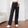 High Waist Wide Leg Jeans Women Vintage Washed Loose Straight Denim Pants Streetwear Casual Baggy