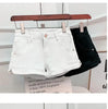 White Denim Shorts Women Low waisted Korean version Slim Elastic Skinny Buttocks Wrapped Sexy Short pants Female