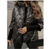 Women Parkas Full Sleeve Hooded Thick Solid Zipper Coats Loose Casual Pockets Streetwear Jackets Lady Warm Autumn Winter