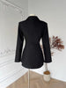 Korean Style Elegant Women 3 Piece Set Slim Blazer Coat + Design Blouse + Mini Skirt Y2k Harajuku Retro Outfits
