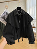 Niche Cloak Shawl Coat Women Spring and Autumn Loose Casual Jacket High End Short Jacket Coat