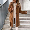 Autumn Long Winter Coat Woman Flannel Coat Women Warm Ladies Fur Teddy Jacket Female Plush Teddy Coat Oversize Outwear