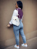 Spring and Autumn European and N Women's Color Matching Jacket Single-breasted Lettered Baseball Jacket Jacket