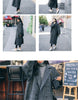 Plaid Woolen Coat Women's Mid-length Korean Version Loose Autumn and Winter Student Loose Over-the-knee woolen Coat W52