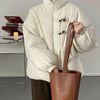 Women's Jacket Korean Version Stand Collar Short Cotton-padded Jacket Thickening Warm Parkas Winter Vintage Coat