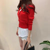 Spring Long Sleeve Women Cardigans Sweater Knitted Coat Short Casual Single Breasted Korean Slim Chic Ladies Tops