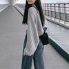 Autumn Y2K Shrug Long Sleeve Cardigan for Women Korean Hollow Out Knitted Coat Harajuku Loose Lightweight Shawl Tops