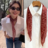 Paisley Print Tie-Dye Triangular Scarf Headcloth Women Lightweight Neckerchief All-Matching Scarfs Jeans Belt