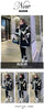 Black Medium Long Parker Cotton Jacket Women's Winter Korean Version Loose Down Cotton Splicing Hooded Coat Warm Top