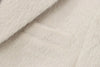 Winter Women's White faux fur Effect straight cut loose Edition casual suit jacket