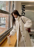 Winter Lamb Fur Long Warm Coat For Women Stand Collar Solid Color Single Breasted Loose Fit Clothing 2VV234