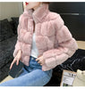 Women's Fur Integrated Jacket Autumn Winter Short Imitation Mink Fur Coat Versatile Velvet Tops Female Outerwear Clothes