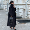 Casual Stand Collar Lace Up Trench Coat Women Chic Full Sleeve Single Breasted Windbreaker Lady Commute Daily Outwear