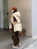 Adjustable Waistcoats Solid Cotton Vest Jacket Women Autumn Winter Hooded Waistcoat Warm Thicken Cotton Sleev