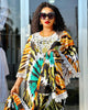 Africa Dress for Women for Evening Party Autumm Elegant Print O-neck Maxi Dress Muslim Abaya Dashiki African Clothing