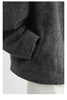 Women Short Woolen Coat Stand Up Twill Texture Single Breasted Ladies Jacket Retro Woman Outwear Autumn Winter