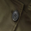 Women's Hooded Short Trench Coat in Olive Green, Brown, and Black, Double-Breasted with Pocket Details, Casual Jacket