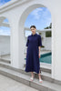 SS26 Women Terry Dress Collar Dress Cotton Stretch Sleeve Length Can Cover Elbows