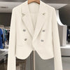 Blazer Women Coat Spring Office Lady Blazer Womens Casual Korean Short Temperament Suit Jacket Female Outerwear