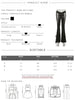 Hipster Leather Flared Pants Women Coquette Shirring Hollow Rivet Stretch Streetwear Chic Y2K Music Festival Bottoms