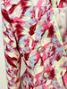 High Street Designer Jacket Women's Feather Printed Collarless Blazer