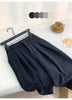 Women Casual Loose Pockets Woolen Suit Pants Autumn Winter High Waist Thicken Korean Ladies Solid Harem Trousers WP49