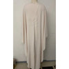 Elegant Crew Neck Pleated Long Dress Women Casual Solid Loose Cloak Sleeve Ruffle Maxi Dresses For Women Spring Autumn Vestidos