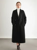 Women 100% Wool Peak Lapel Overcoat Belt Double-Breasted Autumn Winter Long Jacket Trench Coat Ladies Female Clothing #19