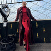 Turtleneck Long Sleeve Maxi Dress For Women Irregular Bodycon Long Dress Femme Temperament Evening Dress
