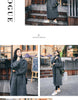 Plaid Woolen Coat Women's Mid-length Korean Version Loose Autumn and Winter Student Loose Over-the-knee woolen Coat W52