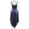 Victoria Gothic Velvet A-line Dresses Female Elegant Evening Lolita Partywear Grunge Sling Lace Hem Alt Cloth