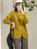 Pleated Blazers For Women Spring Lapel Single Breasted Long Sleeves Coat Female Coat 2DA3117