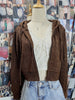Twisted Flower Knitted Cardigan Sweater Women Autumn Long Sleeve Hooded Zipper Short Coat Streetwear Sweaters Y2K Tops
