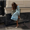 Elegant Woolen Top Pants Women Sets Chic Long Sleeve Slash Neck Pleated Blouse Straight Trousers Autumn Winter Lady Suit