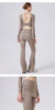Fake Two High Waisted Slightly Flared Pants with Hip Covering Skirt for Women's Running, Dance Training, Pilates Sports Pants