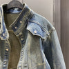 Vintage Short Denim Jacket Women Spring Autumn Lapel Jeans Jacket Coat Casual Female Outerwear Streetwear