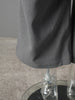 Gray 3 Piece Set Women's Lapel Blazer Short Vest High Waist Drawstring Wide Leg Pants Suit Autumn