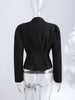 Elegant Ruffle Women's Coats Hollow-out V-neck Full Sleeve Waist-cinching Pleated Jackets Spring Autumn Daliy Outwears