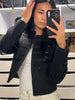 Spring Double Breasted Cardigan Jacket For Women Vintage Round Collar Cropped Coats Lady High Street Chic Outerwear