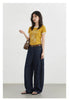 Women's Jeans Loose Casual High Waist Split Female Wide Leg Denim Pants Spring Autumn