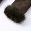Fluffy Faux Fur Long Coats With Belt Women Winter Thicken Long Sleeve Lace Up Jackets Female Street Chic Outerwear