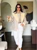 Plaid Trench Short Coat Casual Double Breasted Shawl Lapel Loose Street Jacket Lady Fall Chic Daily Commute Outerwear
