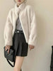 Eco-friendly Mink Fur Windproof Stand Collar Faux Mink Coat For Women Warm Winter Thick Jackets With Pockets 2DB5167