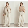 Minimalist Women's Casual Pants Winter Classic Versatile Warm Elastic Drawstring Loose Pants Female Trousers 12424082