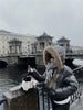 Faux Fur Hooded Cotton Puffer Jacket Women Winter Quilted Zipper Pocket Coat Y2K Retro Padded Parkas High Street Outerwear