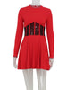 Women Dresses Mesh Patchwork Sheer Long Sleeve Sexy Club O Neck A-line Sheath Bodycon Female Vestidos Robes